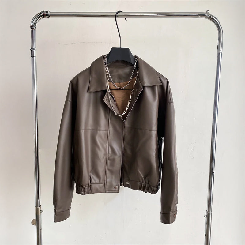 "Douglas" PU Leather Jacket