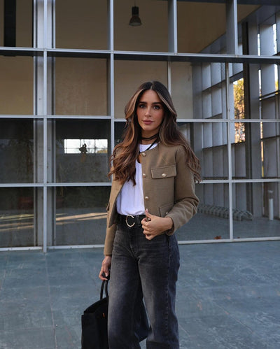 Megan | Vintage Cropped Jacket