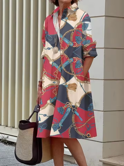 Paige™ | Geometric  Midi Dress