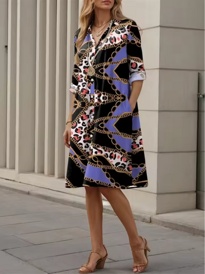 Paige™ | Geometric  Midi Dress