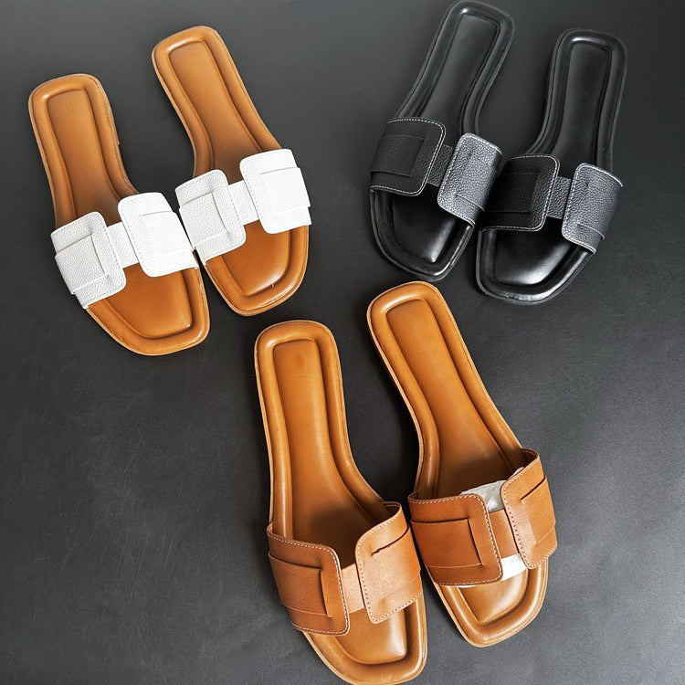"Eleganza Mediterranea" Leather Sandals