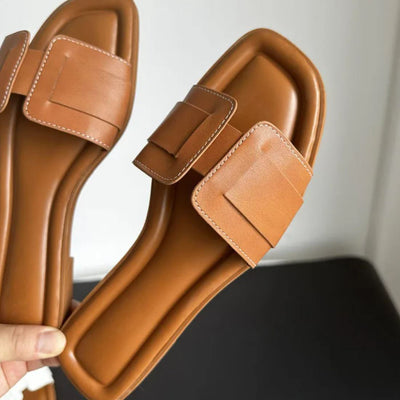 "Eleganza Mediterranea" Leather Sandals