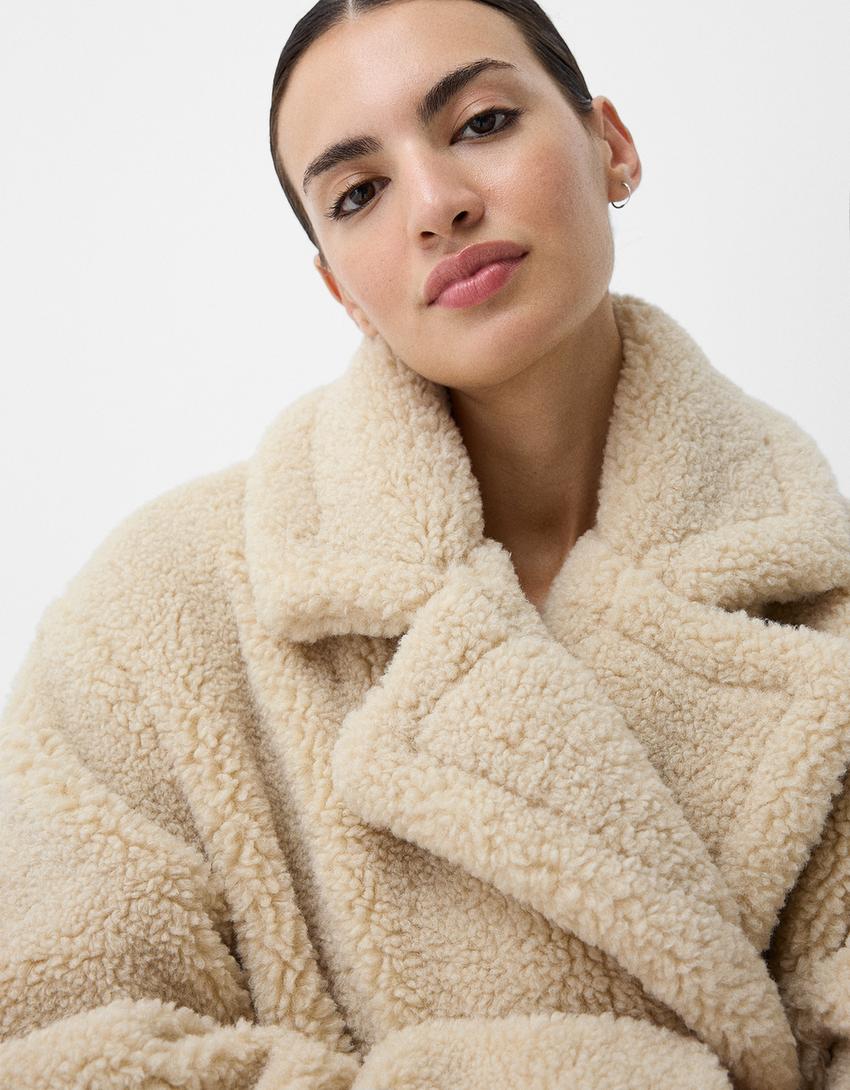 Audrey | Women’s Elegant Faux Fur Long Coat
