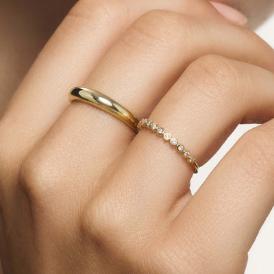 Midi Dome Ring | Gold 14k
