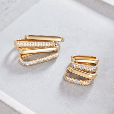 Large Icon Hoops | Gold 18k