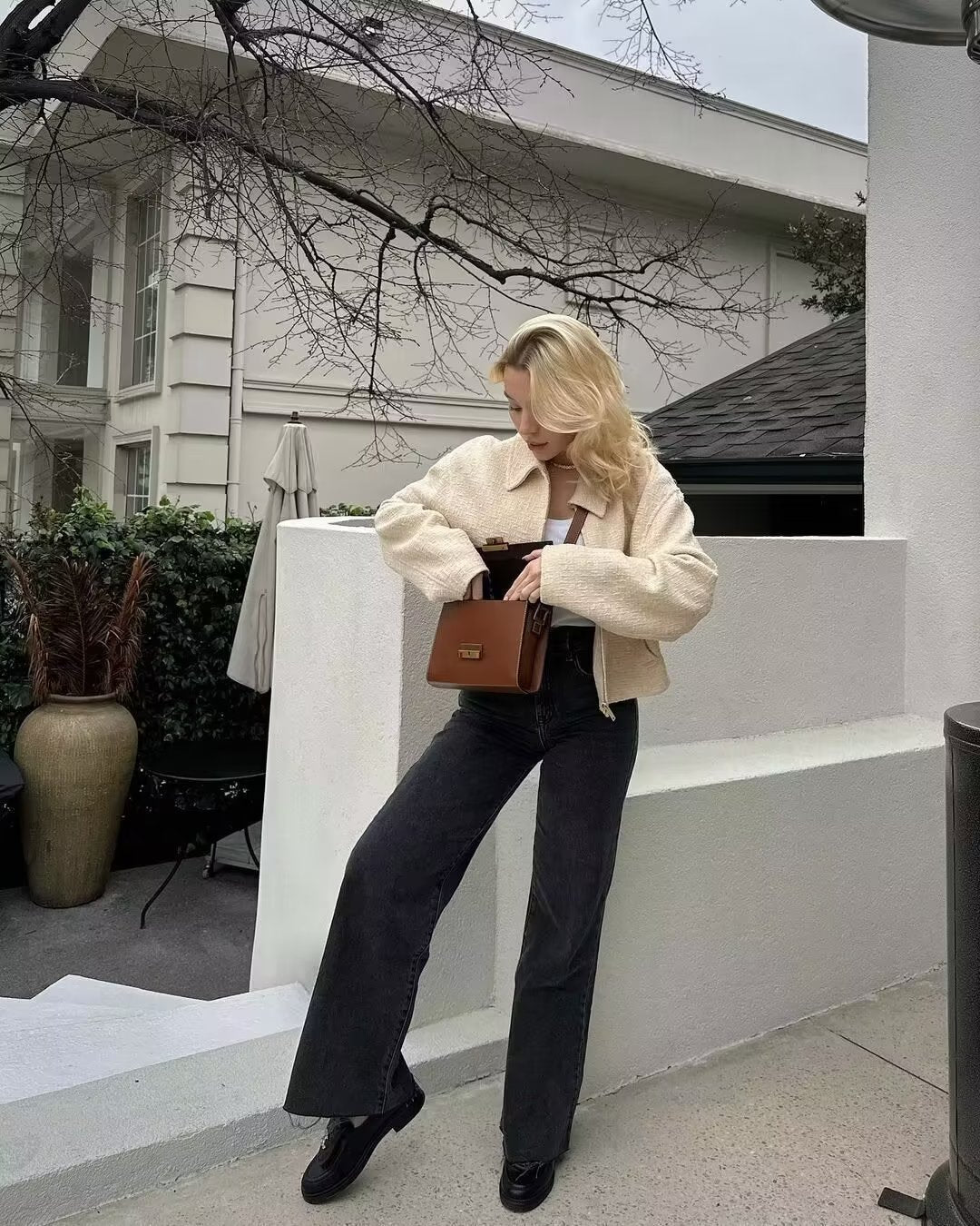 Jessica | Elegant Boucle Jacket