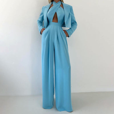 "Gala" Jumpsuit & Blazer Set