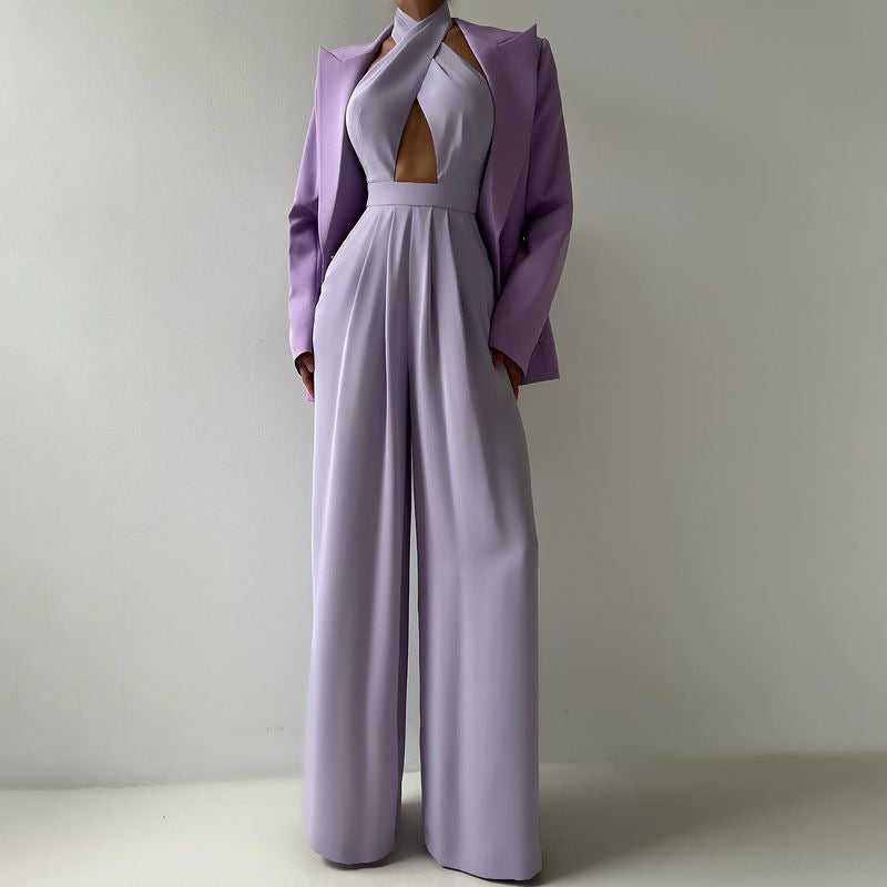 "Gala" Jumpsuit & Blazer Set