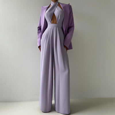 "Gala" Jumpsuit & Blazer Set