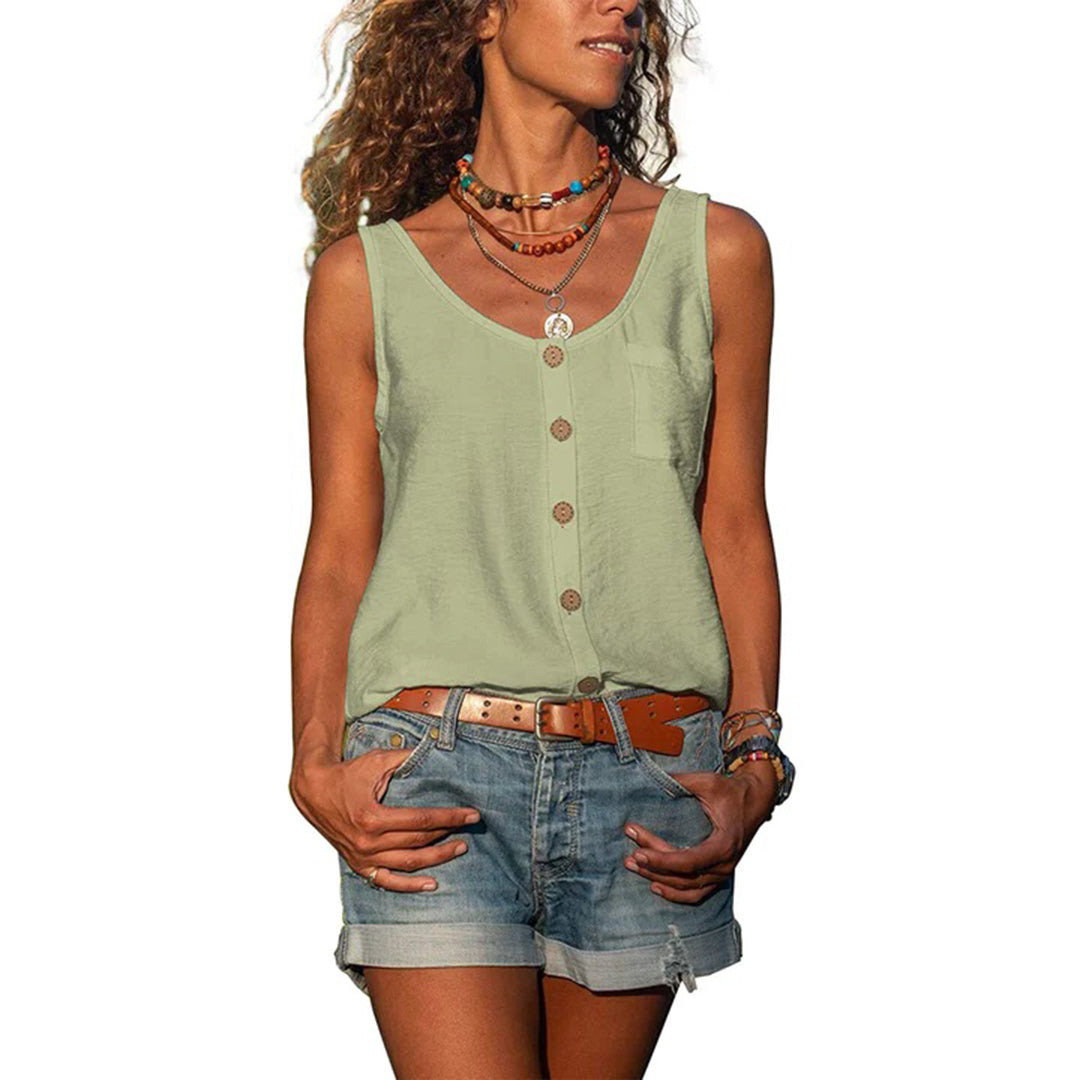 Avencea - Casual Sleeveless Top