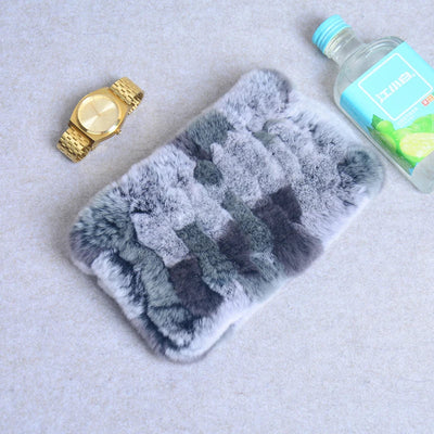 Women Real Fur Handmade Stretch Fur Scarf Knit Genuine Rex Rabbit Fur Headbands Girls Natural Fur Ring Cowl Snood Scarves Winter