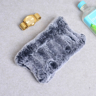 Women Real Fur Handmade Stretch Fur Scarf Knit Genuine Rex Rabbit Fur Headbands Girls Natural Fur Ring Cowl Snood Scarves Winter