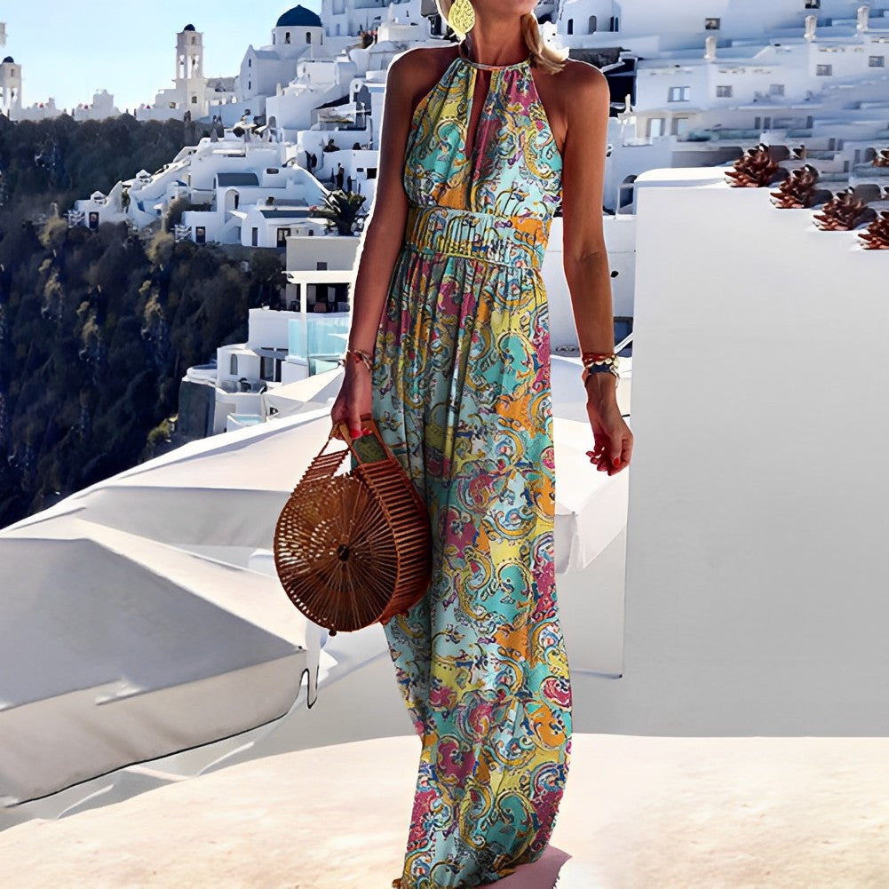 Avencea - Sleeveless Bohemian Dress