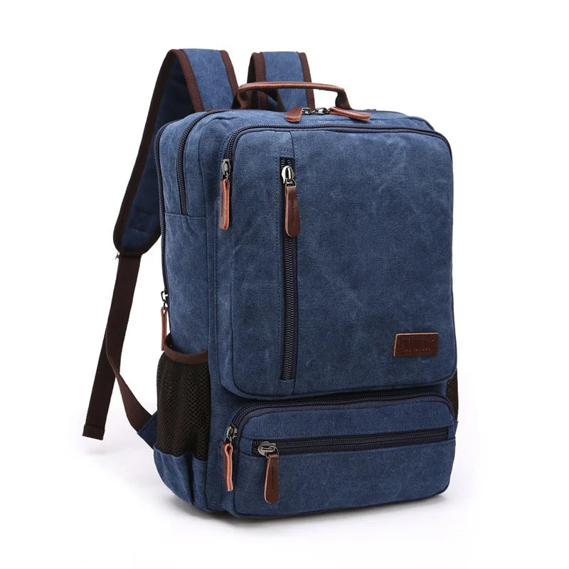 Vinthentic Large Men’s Vintage Canvas Backpack
