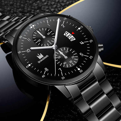 Ornate Thin Mesh Casual Wristwatch