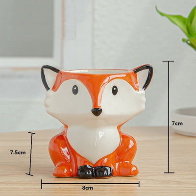 Vinthentic 6pcs Animal Flower Pots