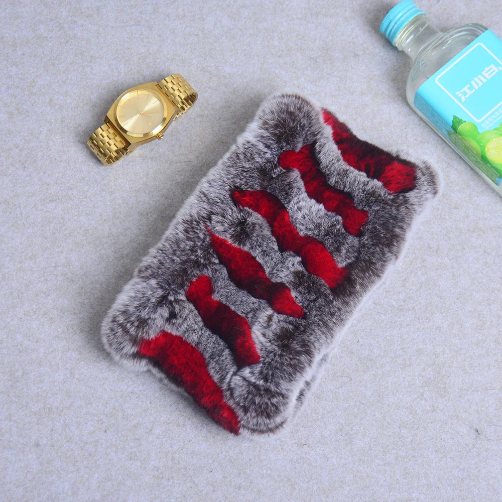 Women Real Fur Handmade Stretch Fur Scarf Knit Genuine Rex Rabbit Fur Headbands Girls Natural Fur Ring Cowl Snood Scarves Winter