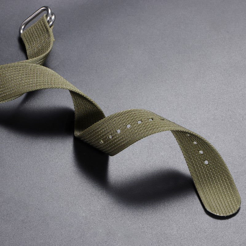 Ribbed Nylon Watch Band