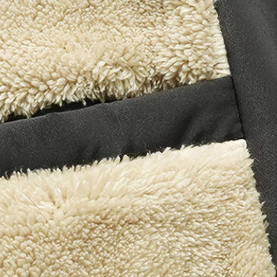 Avencea - Warm winter jacket for men in army green, navy blue, black, gray, and khaki