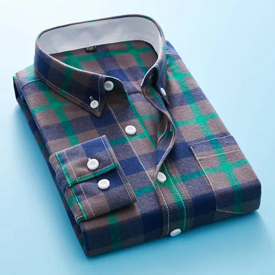Tartan Men's Long Sleeve Button up