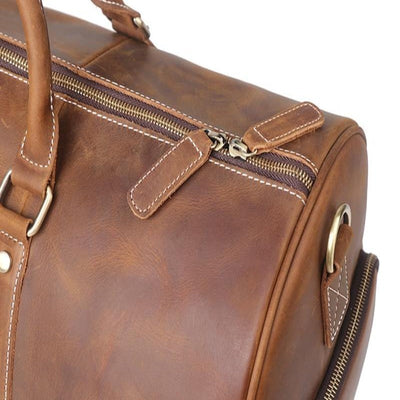 Genuine Leather Overnight Bag