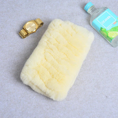 Women Real Fur Handmade Stretch Fur Scarf Knit Genuine Rex Rabbit Fur Headbands Girls Natural Fur Ring Cowl Snood Scarves Winter