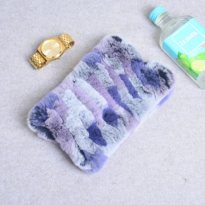 Women Real Fur Handmade Stretch Fur Scarf Knit Genuine Rex Rabbit Fur Headbands Girls Natural Fur Ring Cowl Snood Scarves Winter