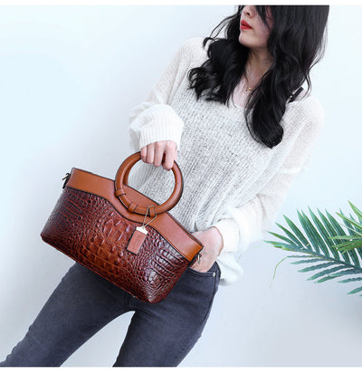 NORTHLINE STUDIO | CROCODILE STYLE HAND BAG