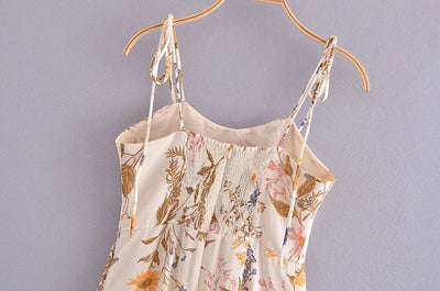 Avencea | Floral Printed Strap Dress