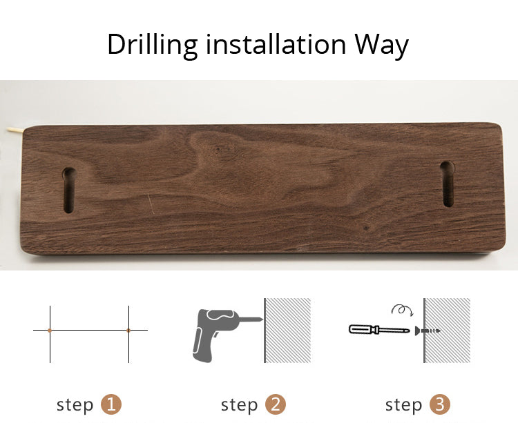 Vinthentic Wooden Bath Towel Rail