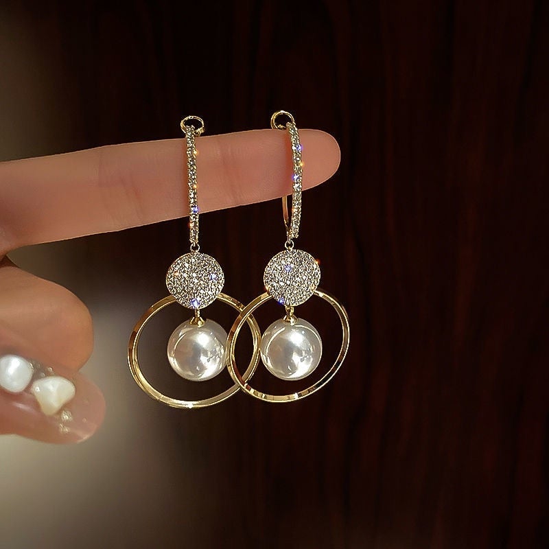 Altaria I Luxe Earring With Pearls And Zarkonia
