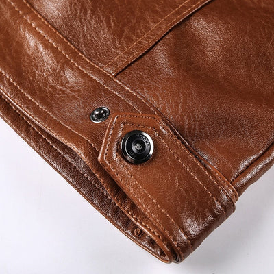 Avencea - Stylish Men's Leather Jacket for the Modern Gentleman