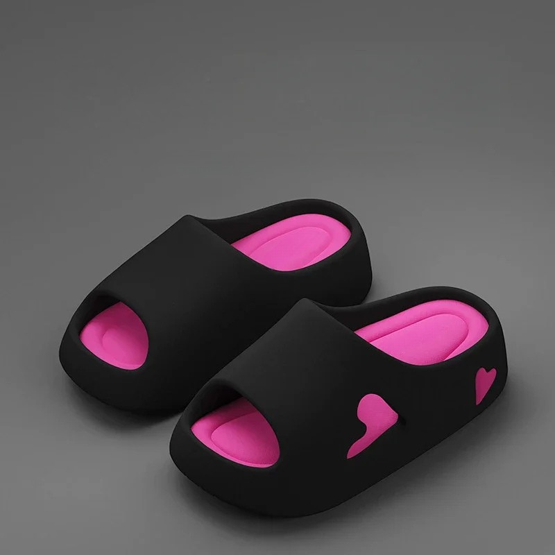 Sofia - Lightweight Heart Design Flip Flops