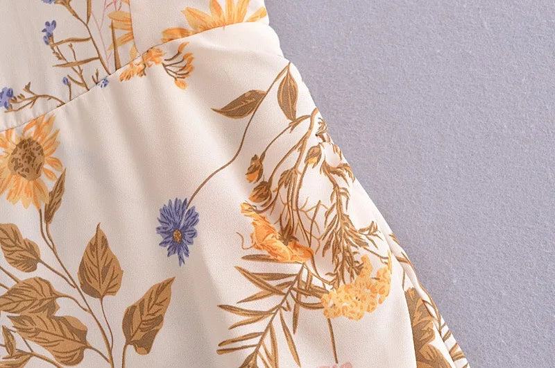 Avencea | Floral Printed Strap Dress