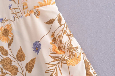 Avencea | Floral Printed Strap Dress