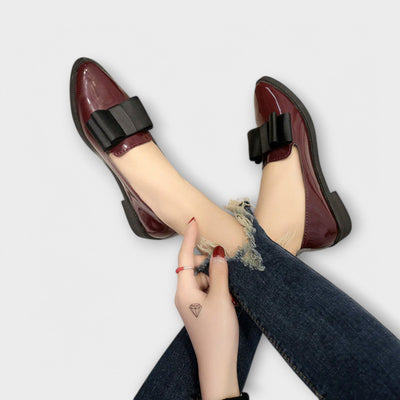 Grace | Elegant Bow-Detail Flats
