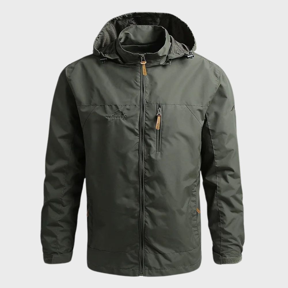 Avencea - Warm and waterproof jacket with hood for men