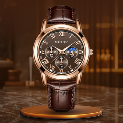 Gaetano™ | Casual Quartz Leather Watch