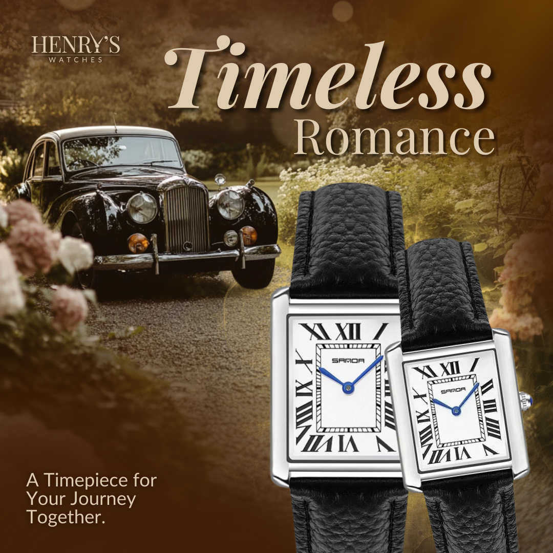 Stylish Square Dial Watches for Couples