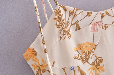 Avencea | Floral Printed Strap Dress