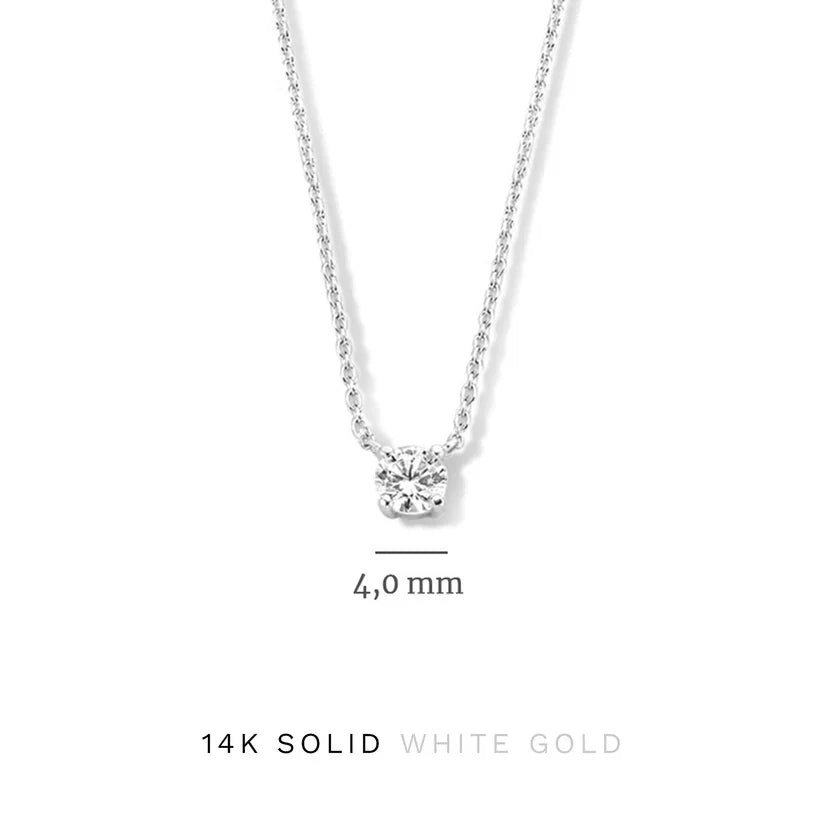 Cléa Moissanite Stone Set | White Gold 14k