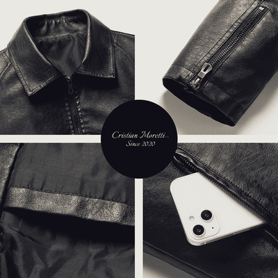"The Maverick" - Leather Jacket by Cristian Moretti®