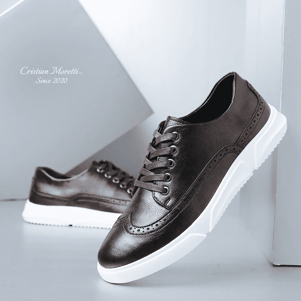 Valentino™ Italian Style Leather Shoes - by Cristian Moretti®