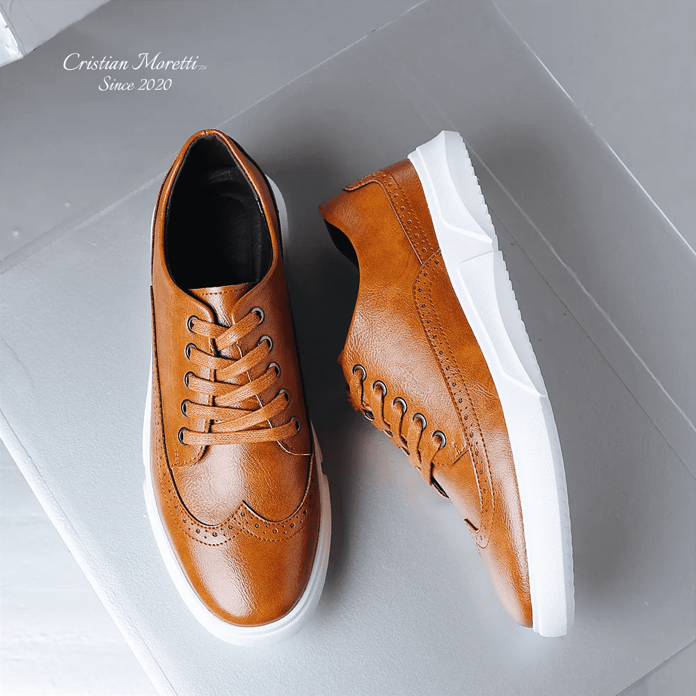 Valentino™ Italian Style Leather Shoes - by Cristian Moretti®