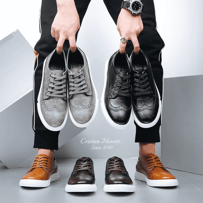 Valentino™ Italian Style Leather Shoes - by Cristian Moretti®