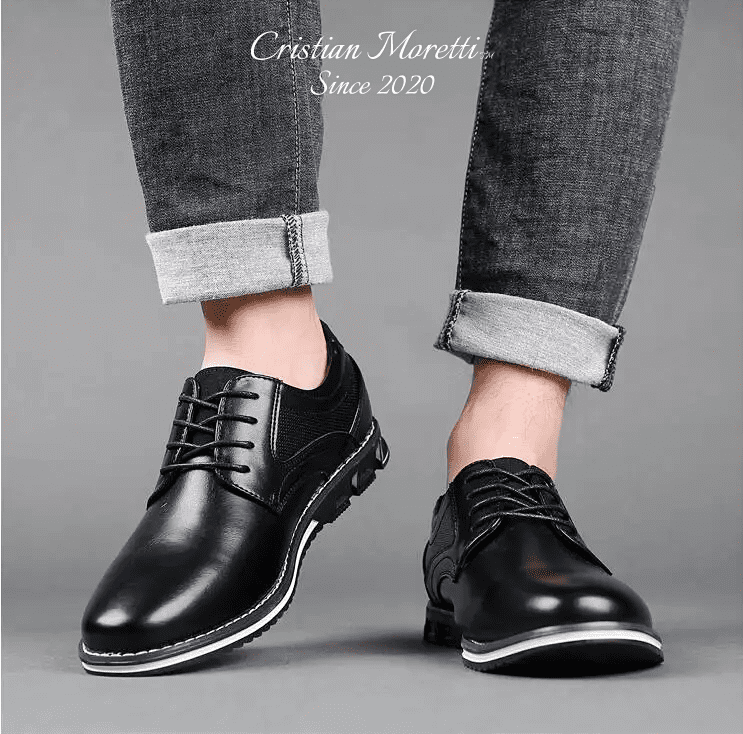 Giovanni™ Business Casual Leather Shoes - by Cristian Moretti®