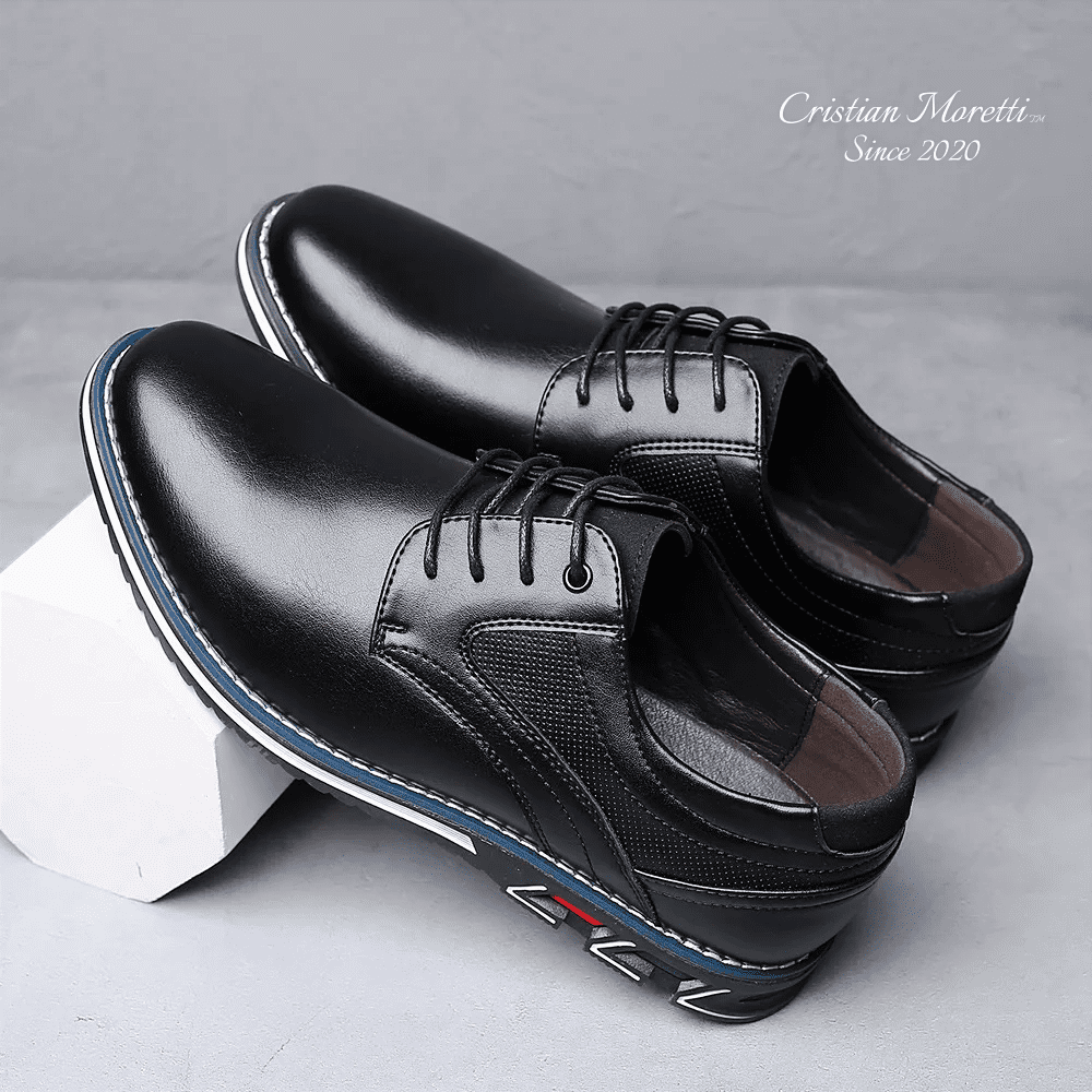 Giovanni™ Business Casual Leather Shoes - by Cristian Moretti®