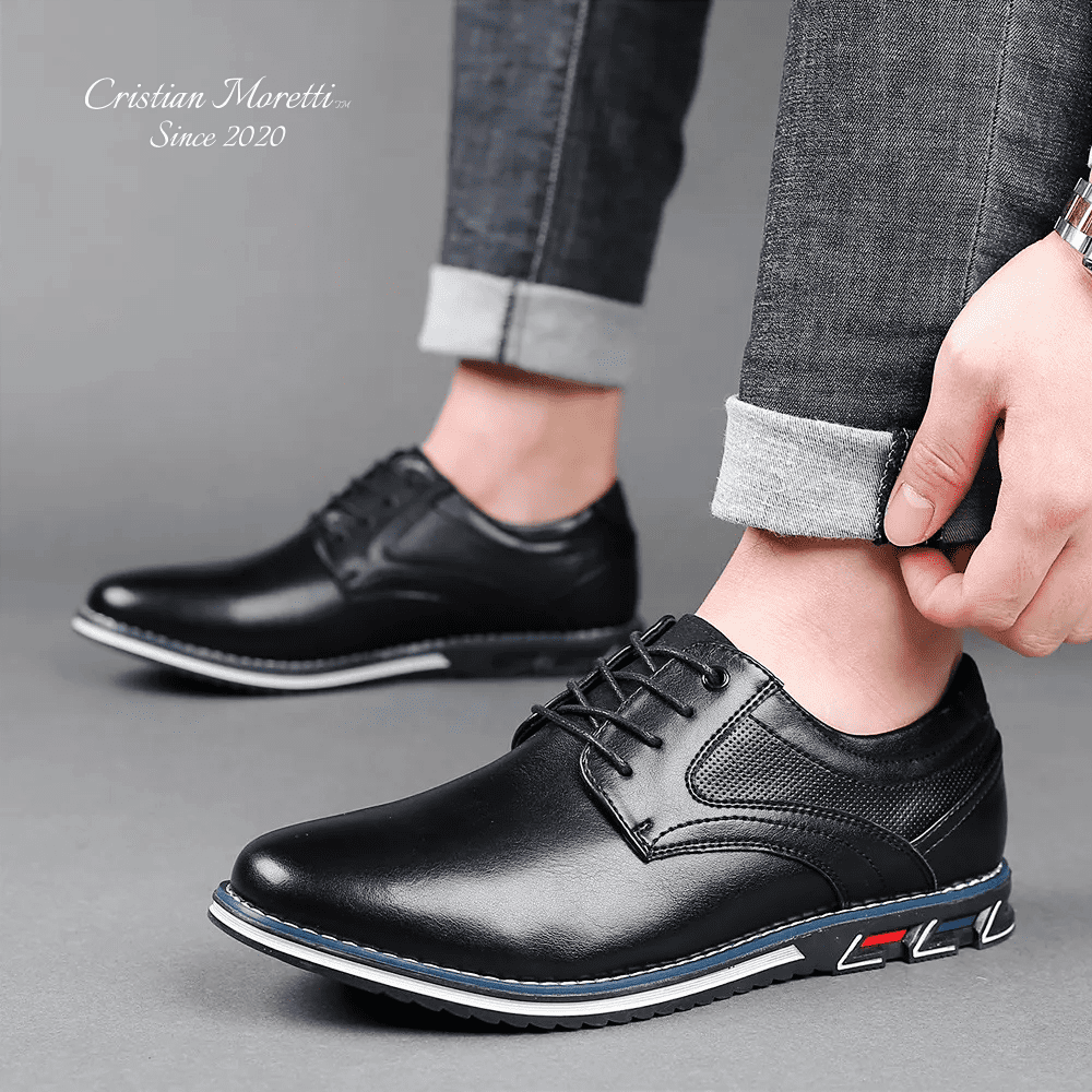 Giovanni™ Business Casual Leather Shoes - by Cristian Moretti®