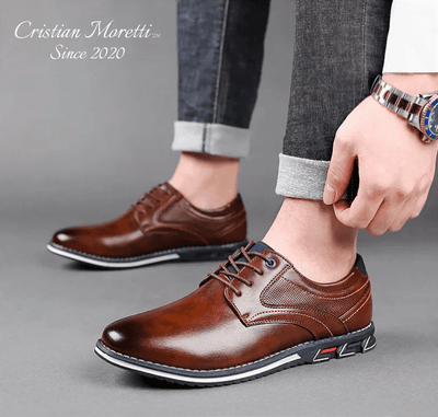 Giovanni™ Business Casual Leather Shoes - by Cristian Moretti®