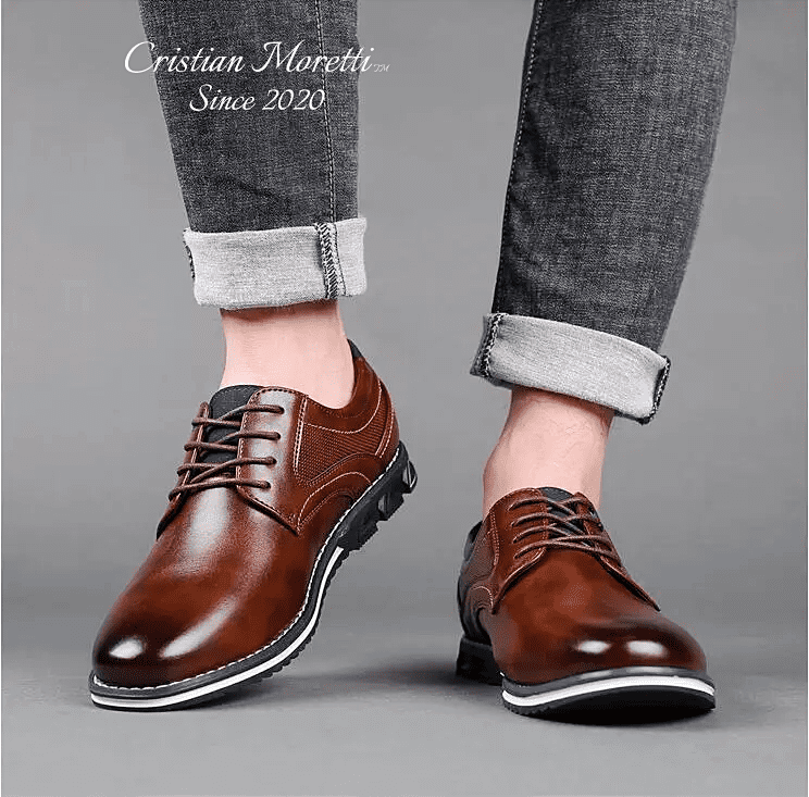 Giovanni™ Business Casual Leather Shoes - by Cristian Moretti®